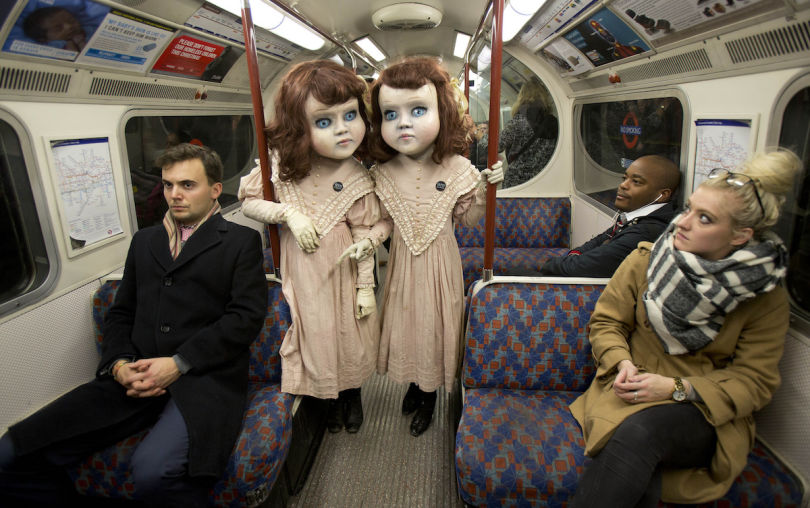 Two Eerie Dolls Spotted In Central London Scaring Commuters 5